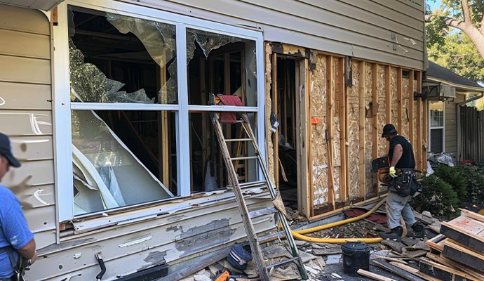 Storm damage restoration service Storm damage restoration service