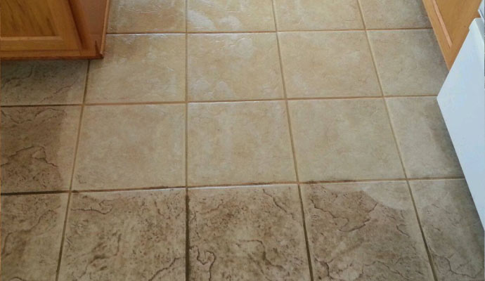 Dirty marble stone floor